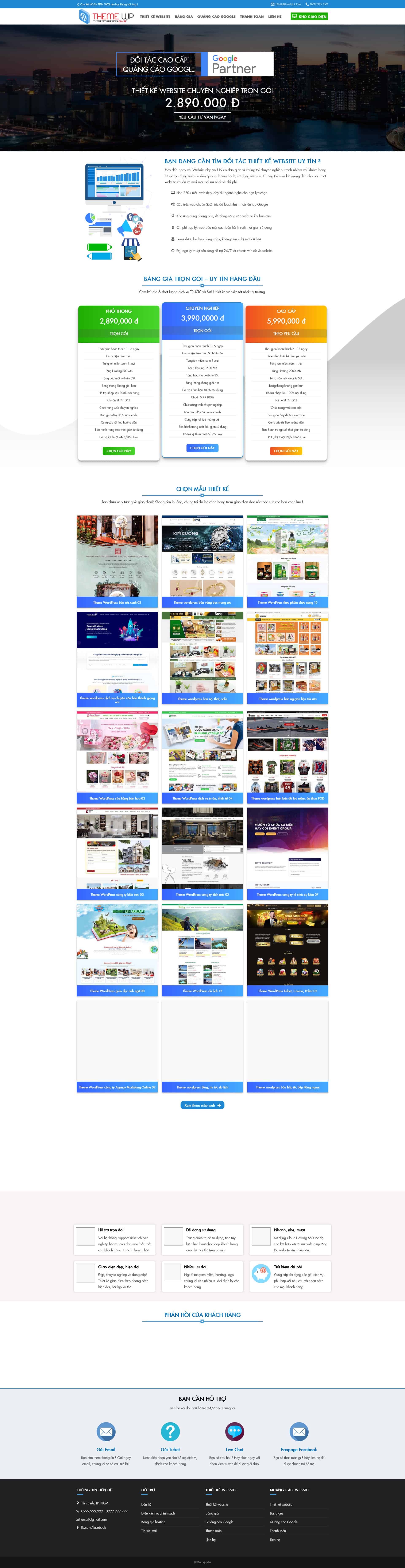 thietkeweb2.mauthemewp.com Theme wordpress công ty thiết kế web