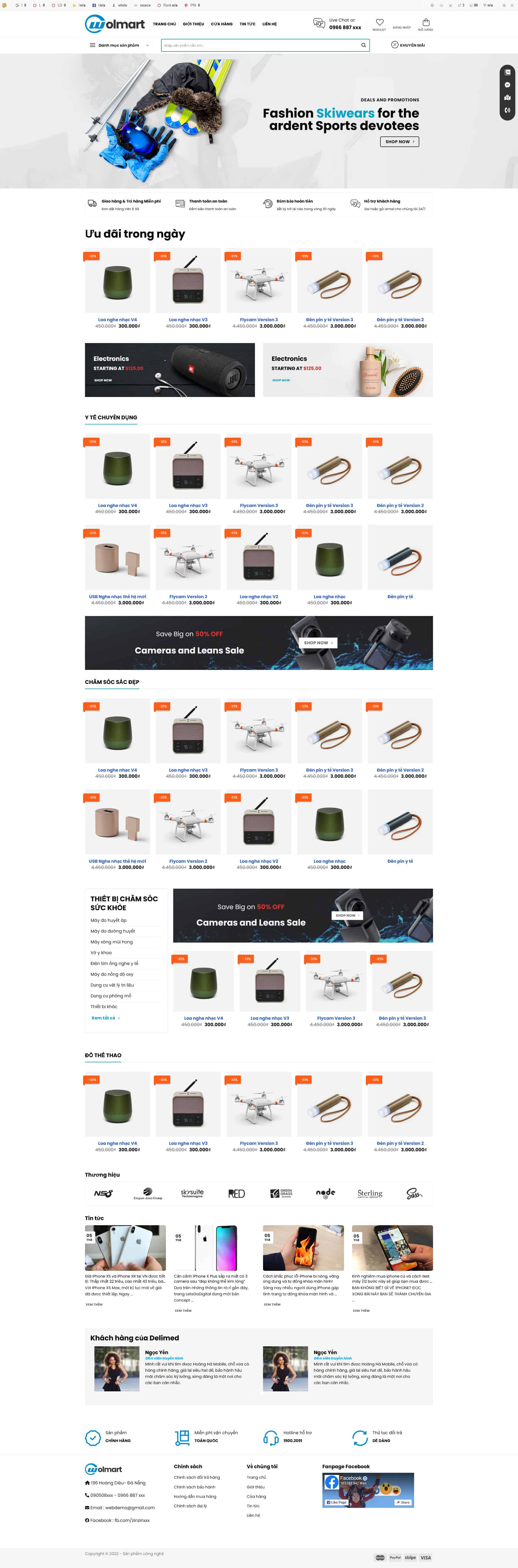 congnghe.mauthemewp.com Theme wordpress shop công nghệ ,máy tính ,điện máy