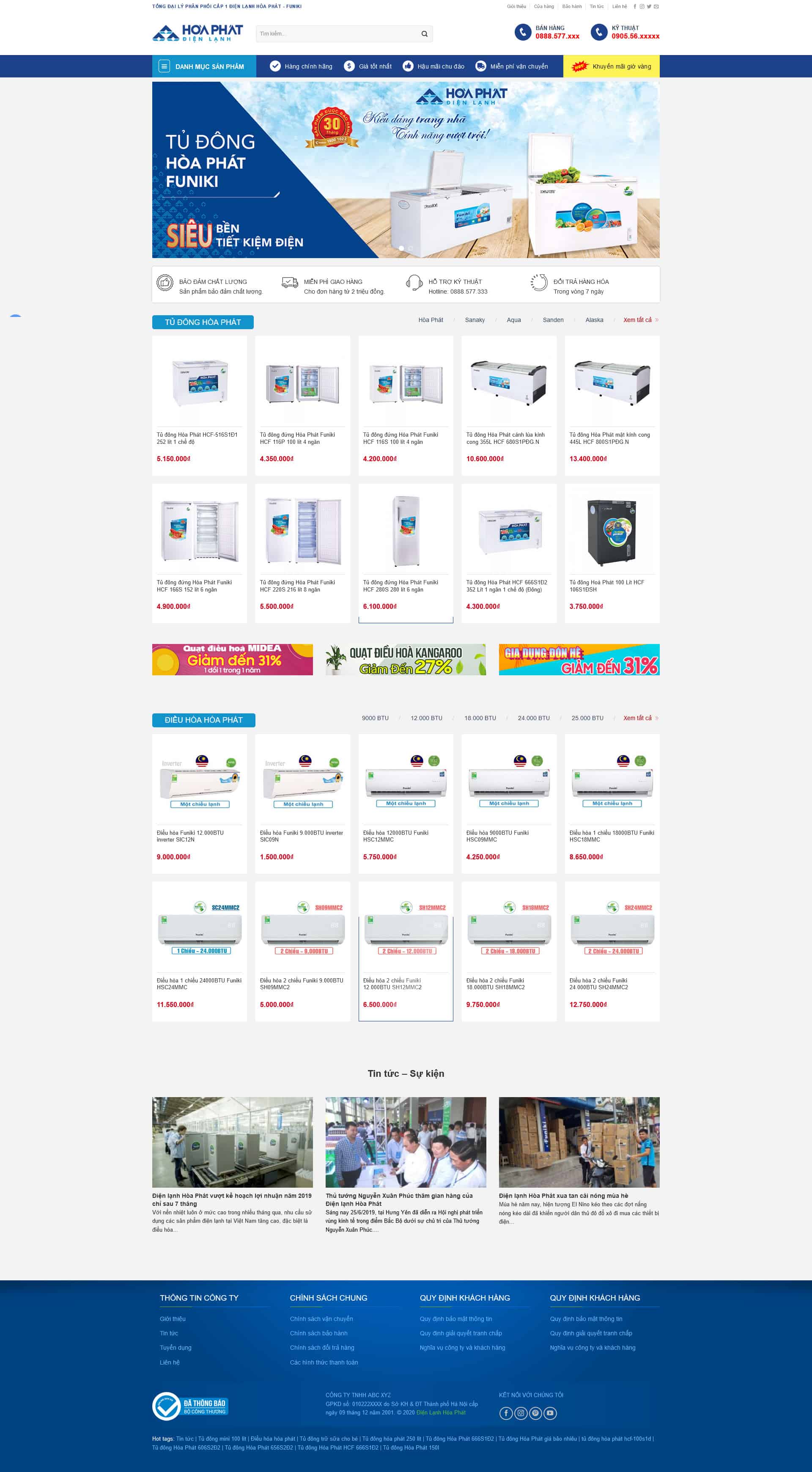 dienlanh3.mauthemewp.com Theme WordPress Điện lạnh 3