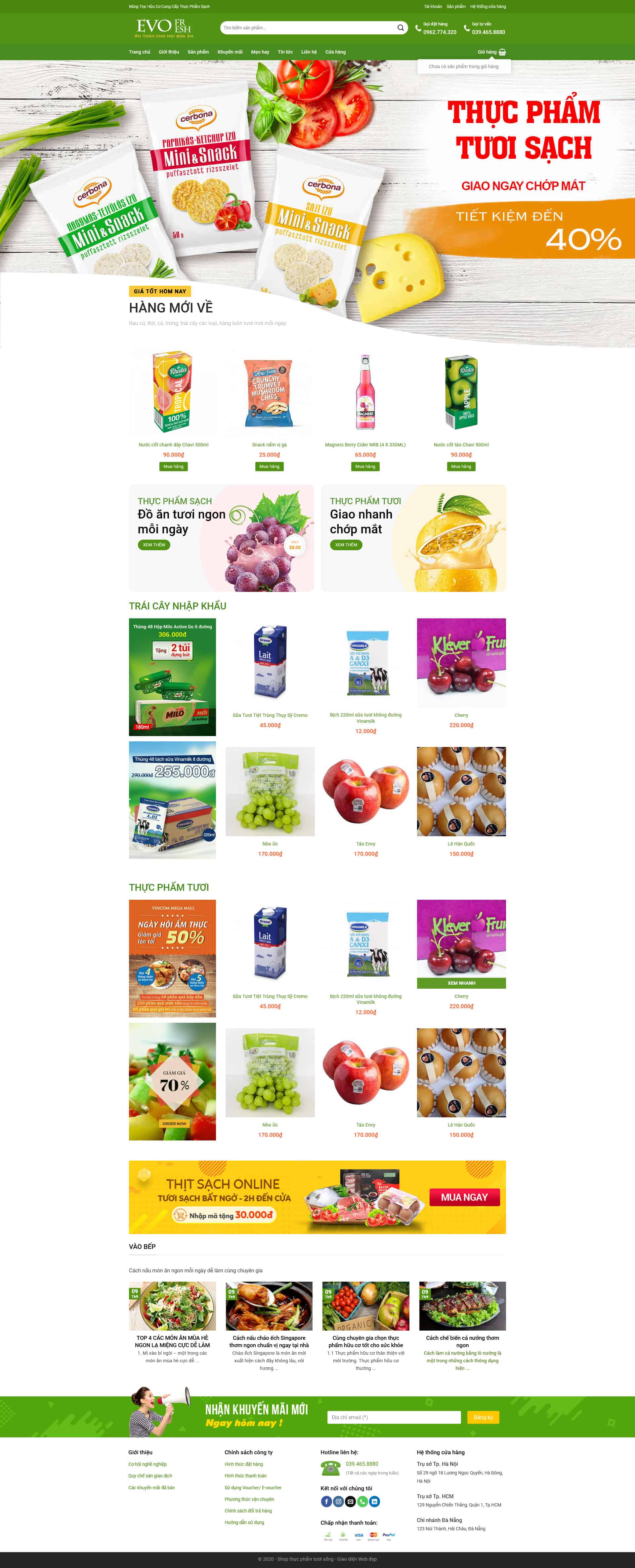 thucpham02.mauthemewp.com Theme wordpress thực phẩm trái cây sạch