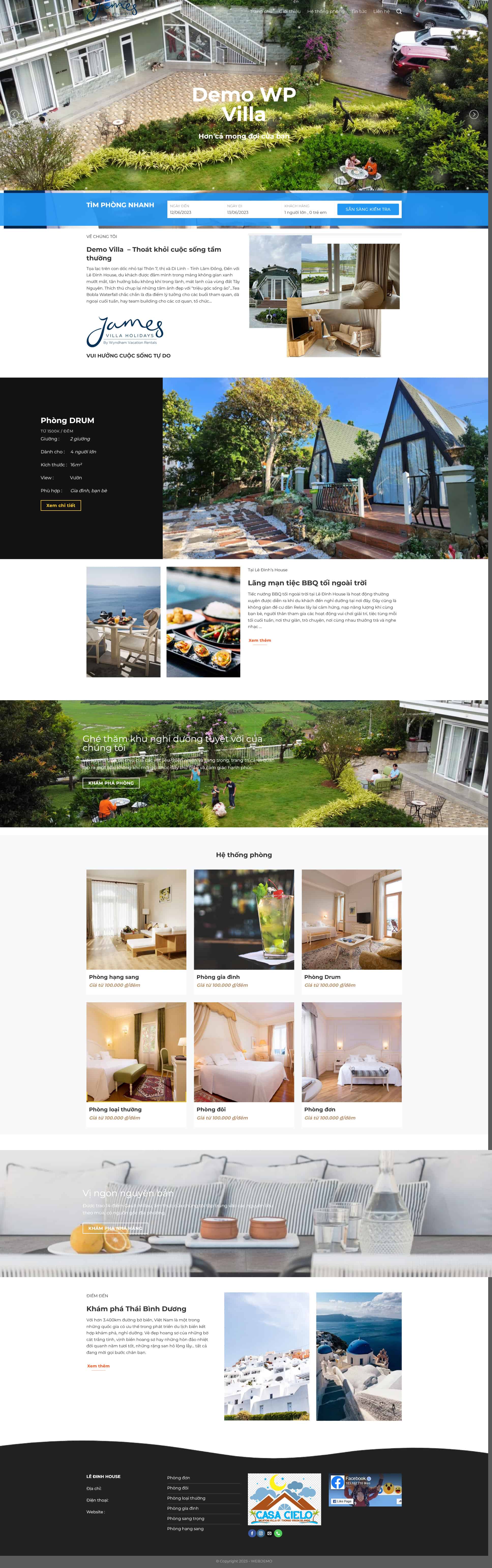 villa.mauthemewp.com Theme wordpress giới thiệu villa khách sạn 01