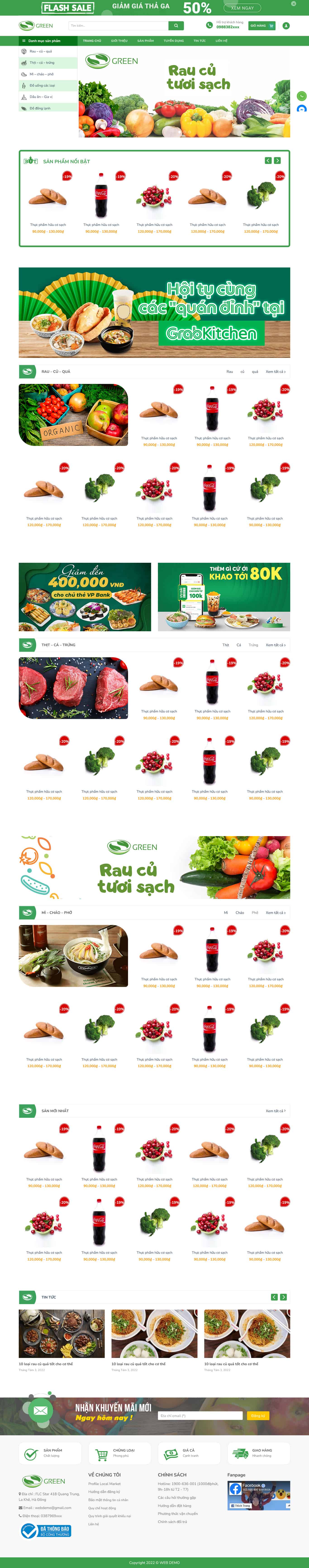 bachhoa5.maugiaodien.com Theme wordpress tạp hóa bách hóa xanh 5