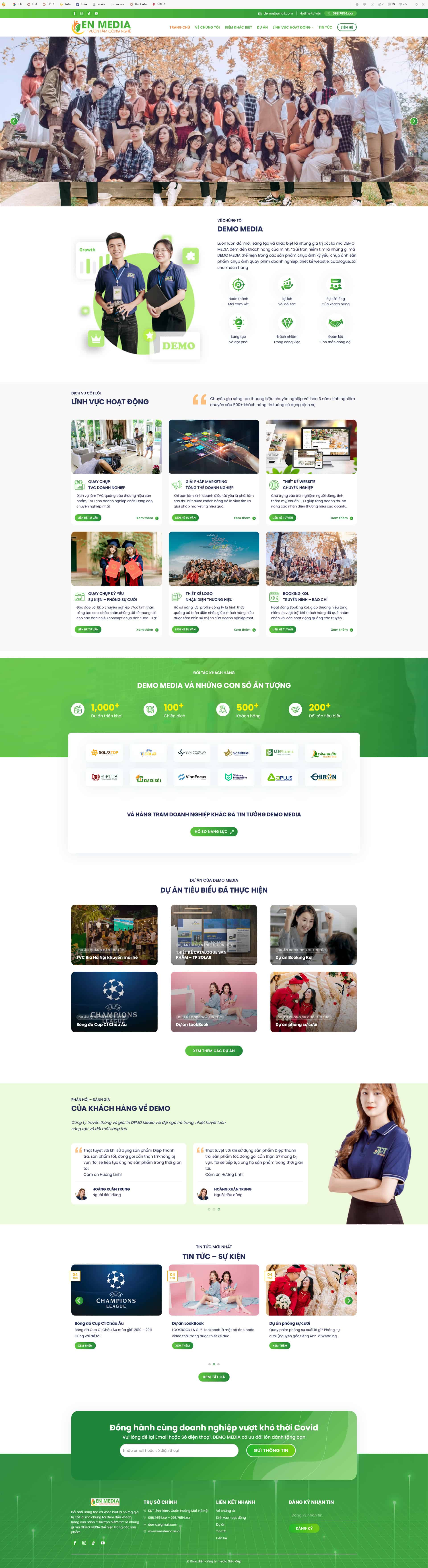 marketing2.mauthemewp.com Theme WordPress Công ty Marketing 2