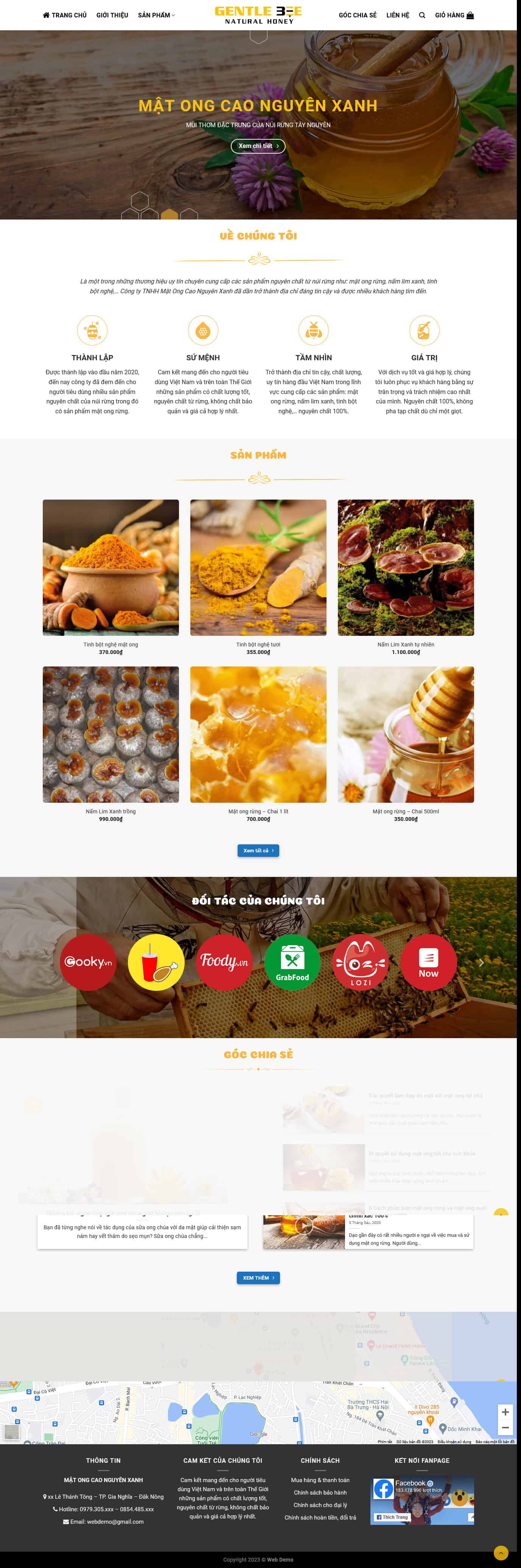 matong3.mauthemewp.com Theme wordpress mật ong 3