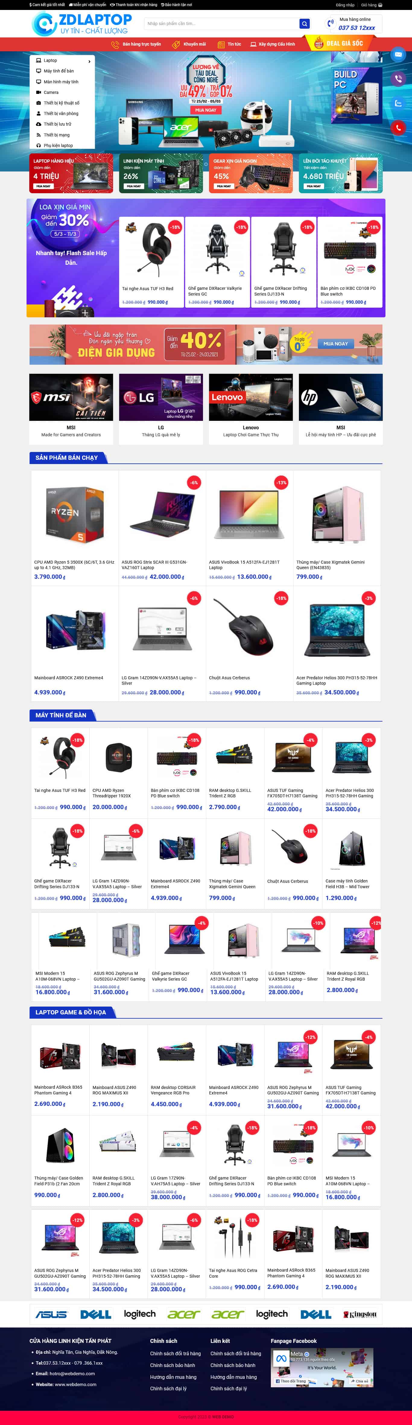 maytinh3.mauthemewp.com Theme wordpress máy tính 3