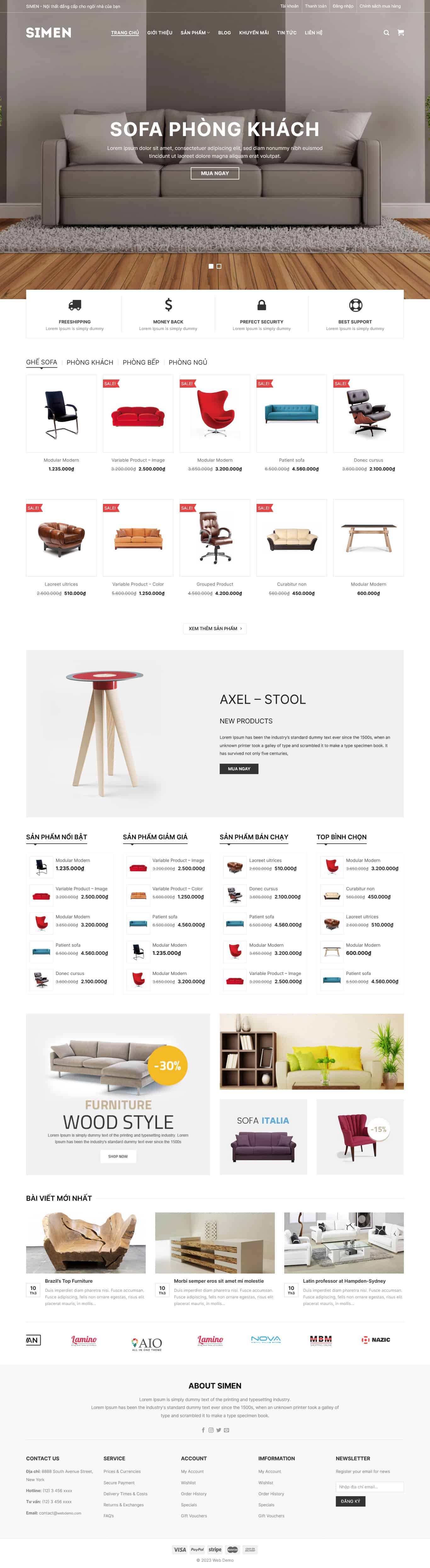 noithat35.mauthemewp.com Theme wordpress nội thất 35