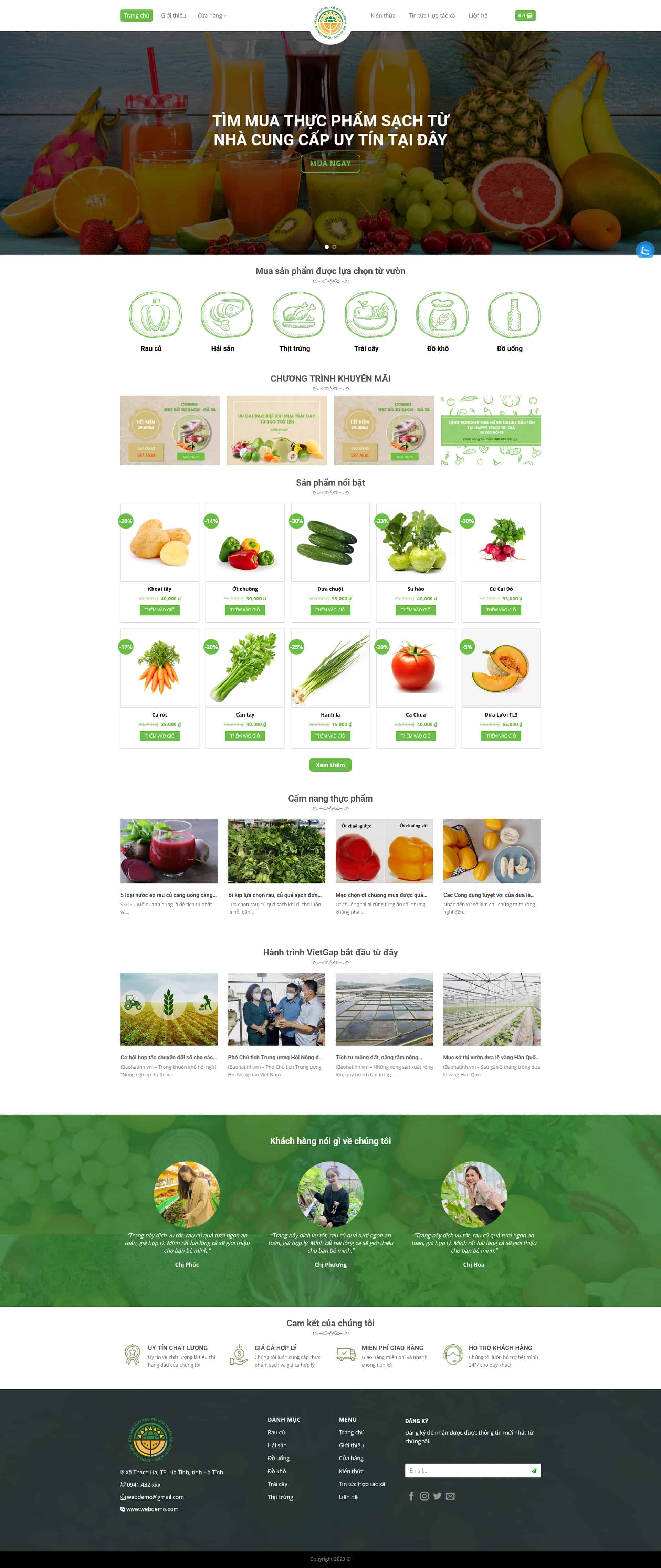 nongsan3.mauthemewp.com Theme wordpress nông sản 3