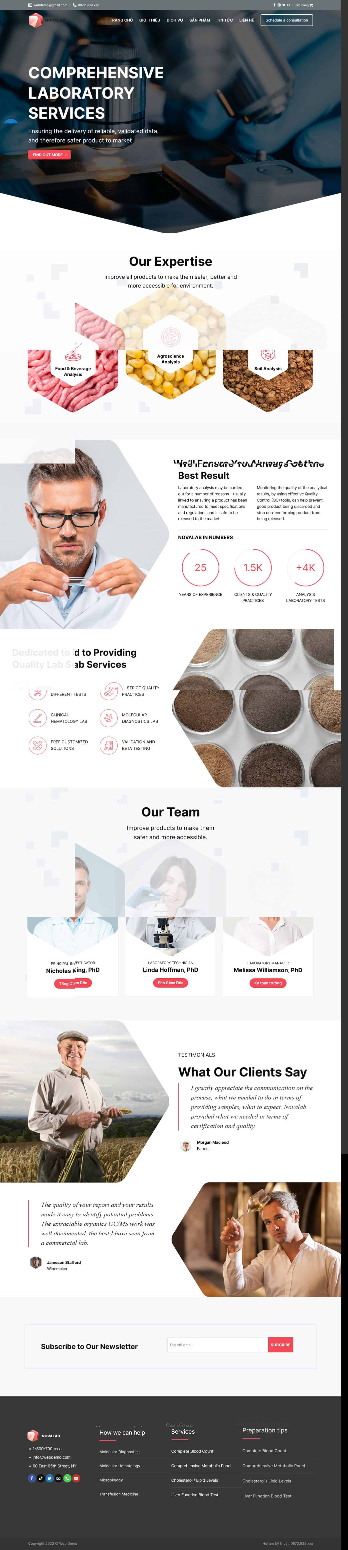 phonglab.mauthemewp.com Theme wordpress phòng lab