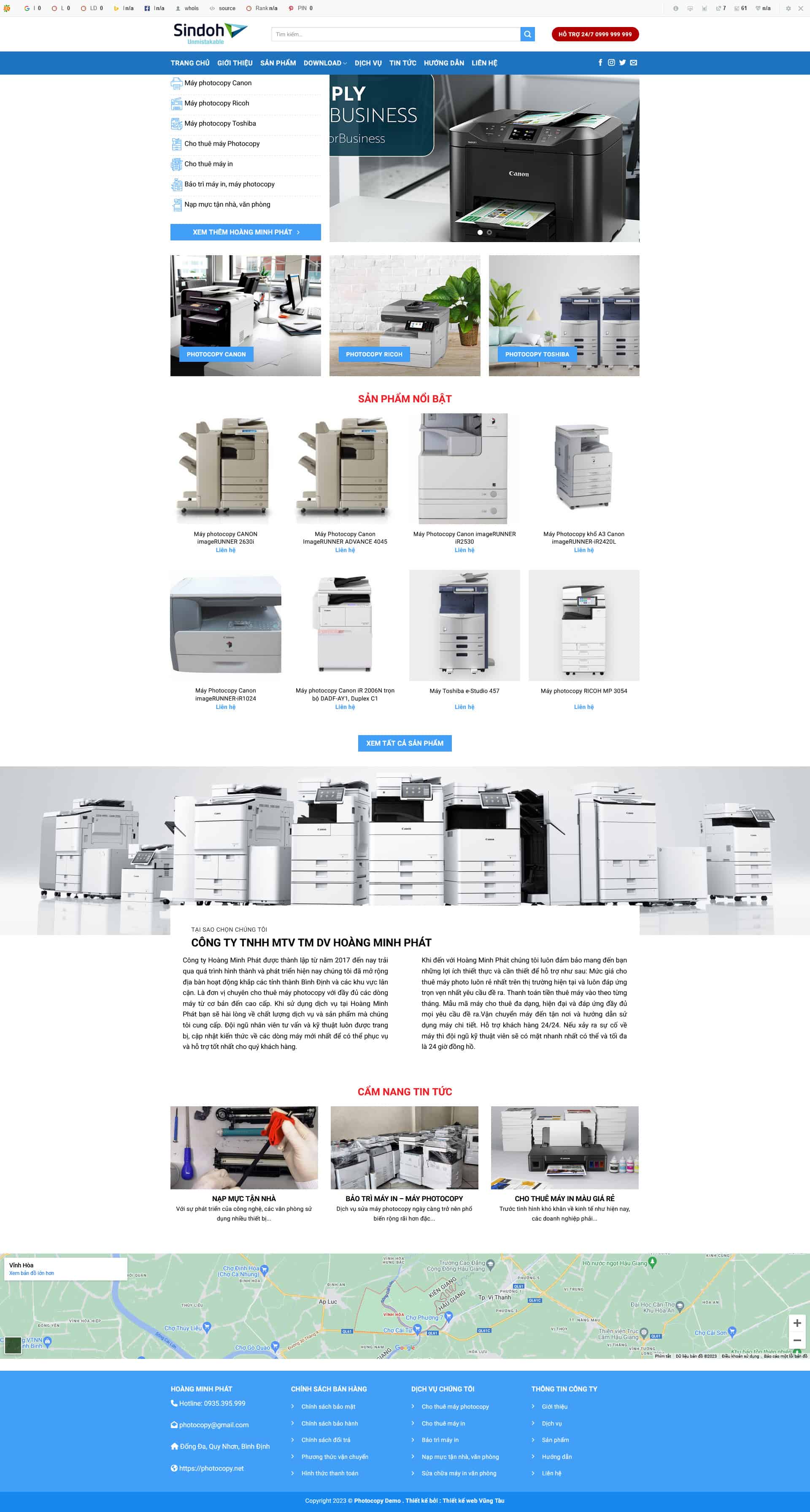 photocopy.mauthemewp.net Theme wordpress công ty photocopy