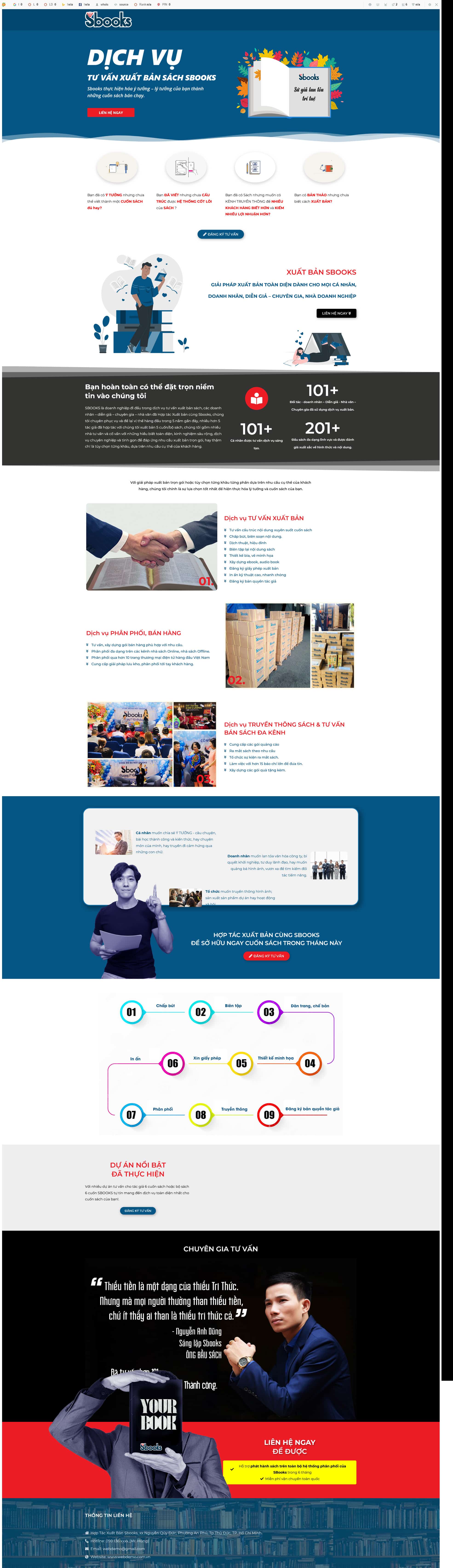 xuatbansach.mauthemewp.com Theme wordpress xuất bản sách