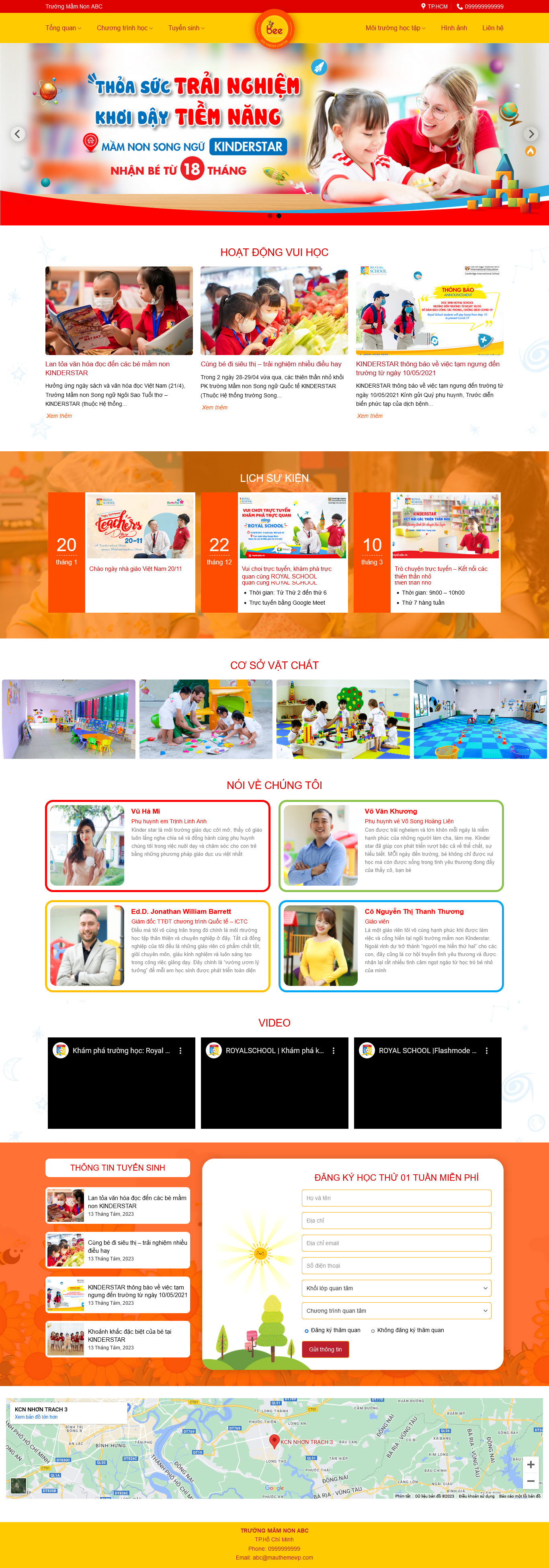 mannon1.mauthemewp.com Theme wordpress trường mầm non 1