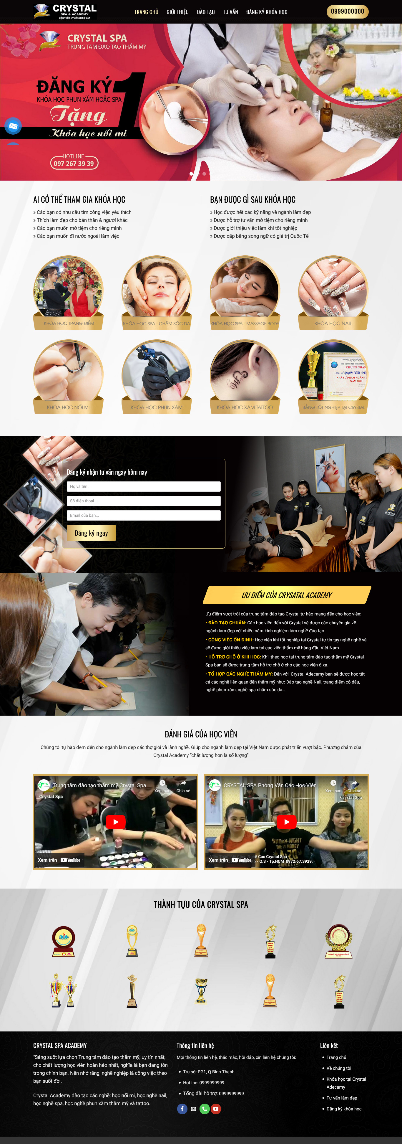 hocphunxam.mauthemewp.com Theme wordpress đào tạo phun xăm ,spa