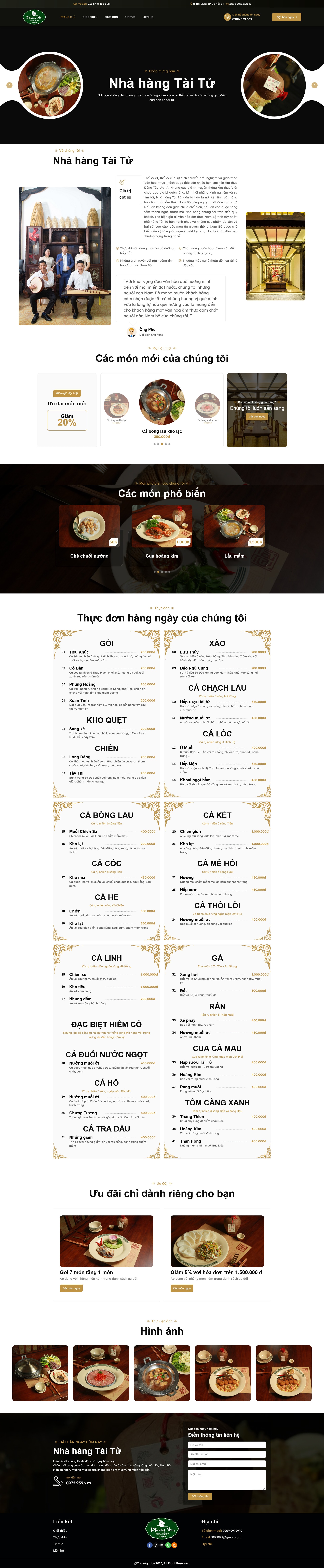 nhahang1.mauthemewp.com Theme wordpress nhà hàng tài tử chuẩn đẹp