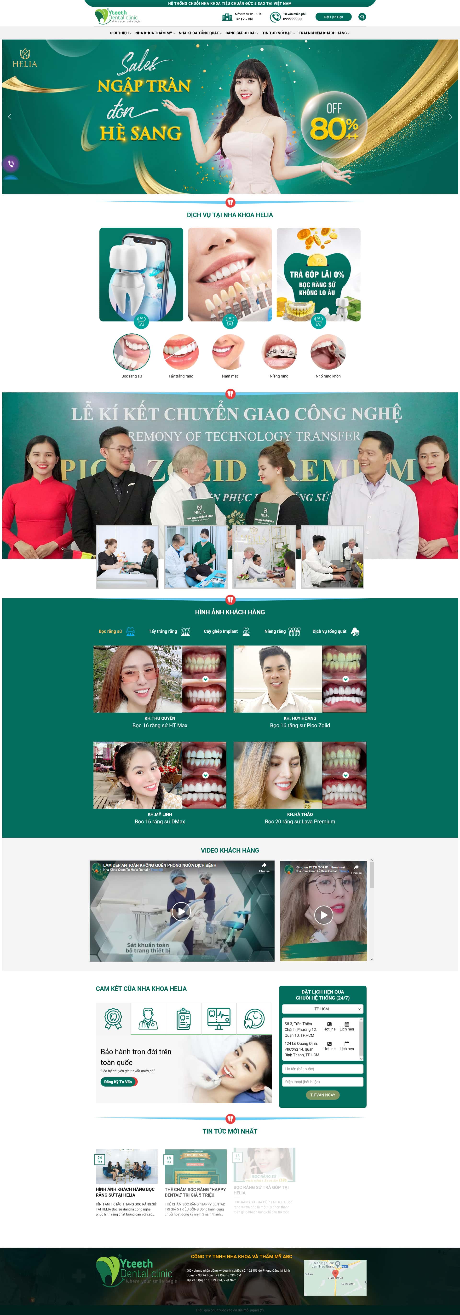 nhakhoa1.mauthemewp.com Theme wordpress nha khoa 1