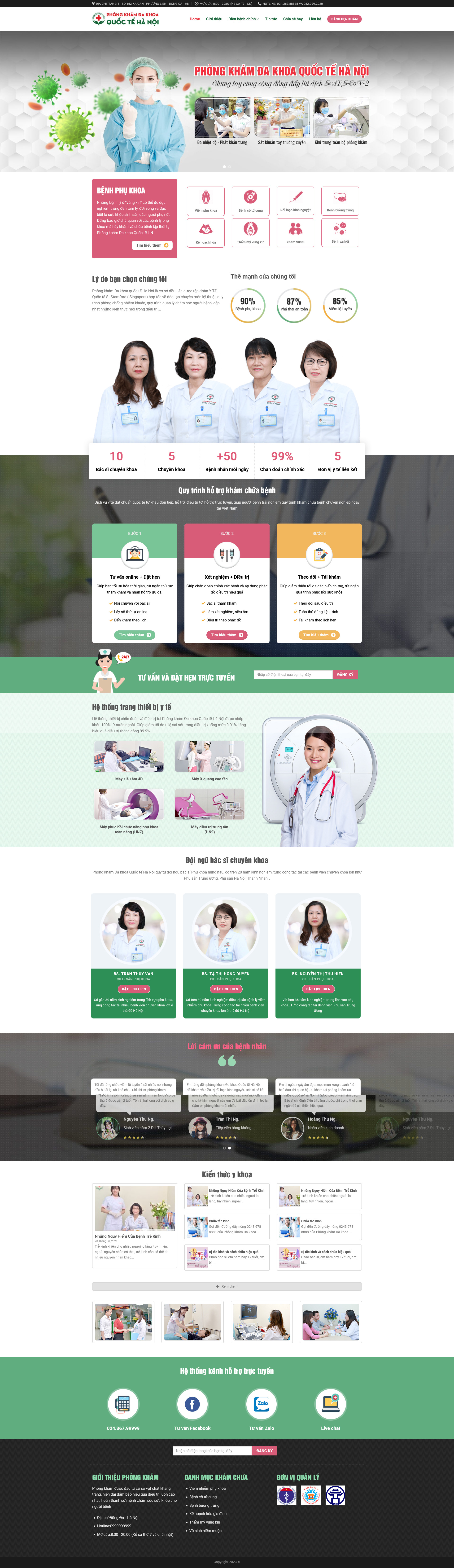 phongkham4.mauthemewp.com Theme wordpress phòng khám 4