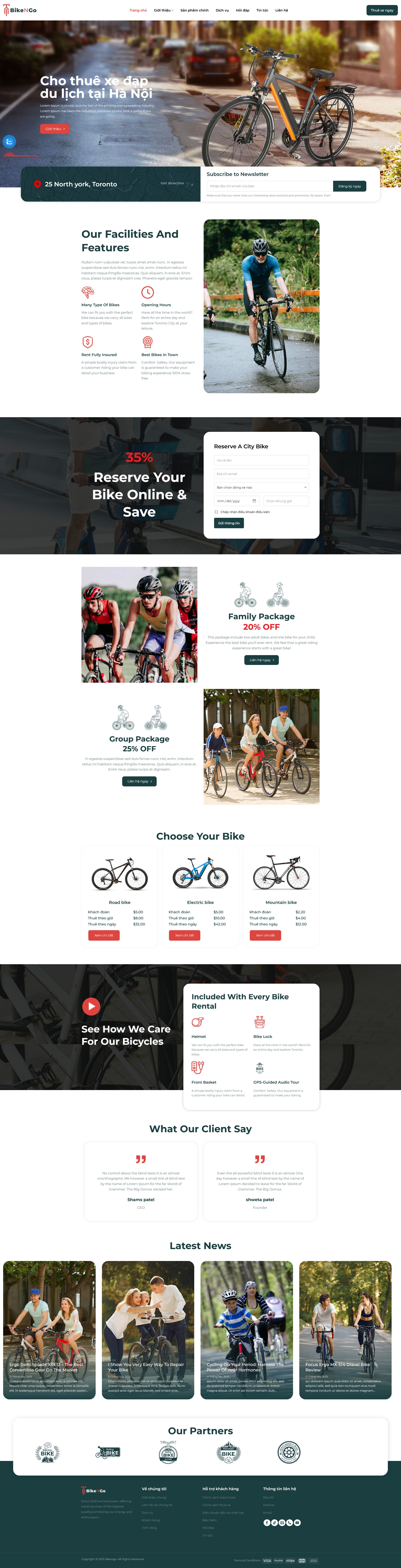 xedap1.mauthemewp.com Theme wordpress dịch vụ cho thuê xe đạp